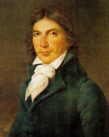 Camille Desmoulins, journalist fond of artfully placed semicolons and giving impassioned speeches on cafe tables. 