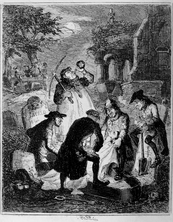 Ressurectionists by Phiz (HK Browne) Chronicles of Crime 1841