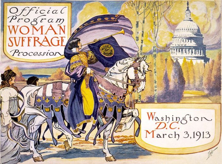 800px-Official_program_-_Woman_suffrage_procession_March_3,_1913_-_crop